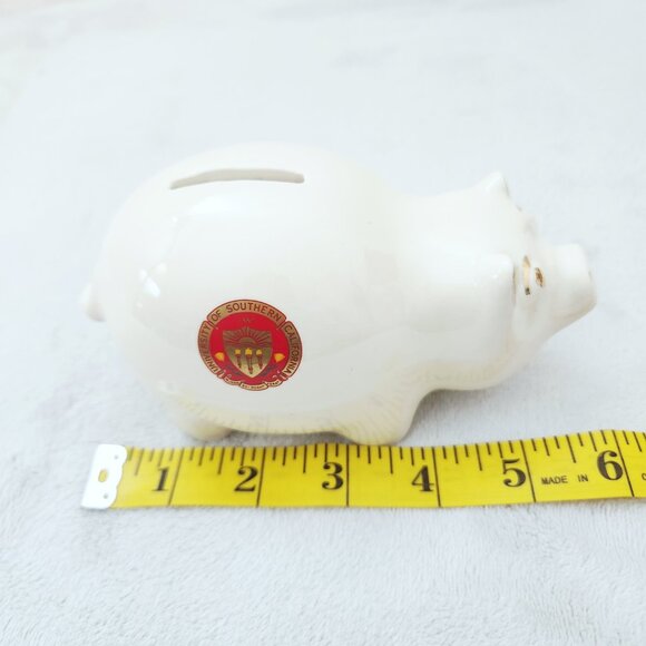 USC University of Southern California College Piggy Bank Trojans Baby Gift Party - Picture 10 of 14